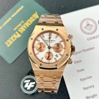 Audemars Piguet Royal Oak 26331OR 41mm with White Dial by ZF Factory -