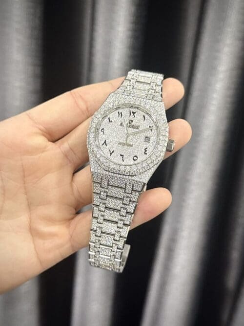 Audemars Piguet Royal Oak 41mm Custom with Moissanite Diamonds -