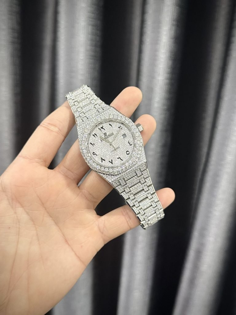 Audemars Piguet Royal Oak 41mm Custom with Moissanite Diamonds -