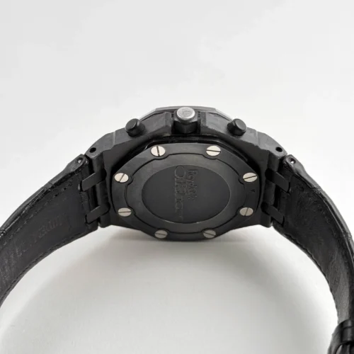 Audemars Piguet Royal Oak Offshore Chronograph Bumble Bee Carbon Black Dial Alligator -