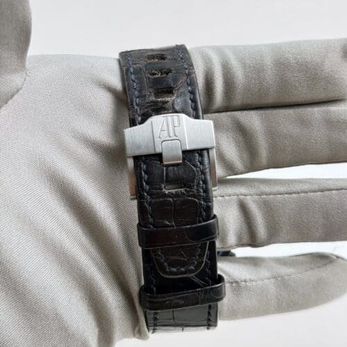 Audemars Piguet Royal Oak Offshore Chronograph Bumble Bee Carbon Black Dial Alligator -