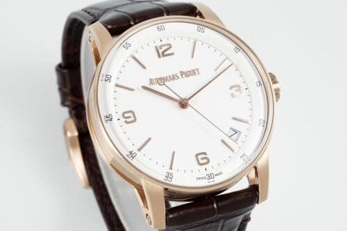 Code11.59 15210 41mm RG White Dial On Brown Leather Strap APSF A4302 Super Clone -