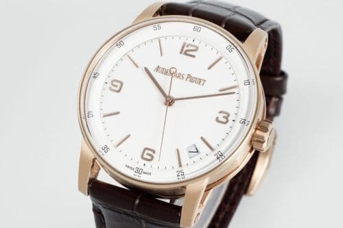 Code11.59 15210 41mm RG White Dial On Brown Leather Strap APSF A4302 Super Clone -