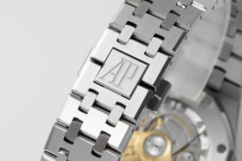 Royal Oak 37mm 15451 SS APSF 1:1 Best Edition Gray Textured Dial on SS Bracelet SA3120 Super Clone -