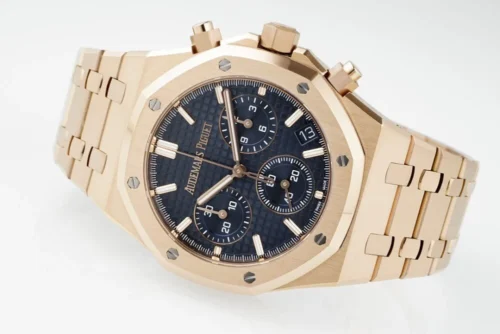 Royal Oak Chrono 26240 RG APSF Blue/RG Dial on RG Bracelet -