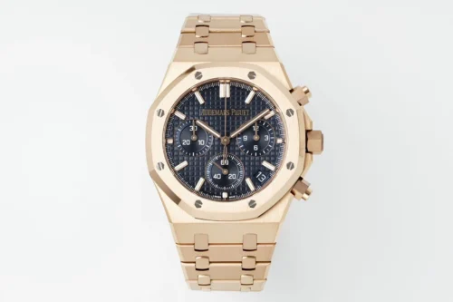 Royal Oak Chrono 26240 RG APSF Blue/RG Dial on RG Bracelet -