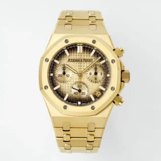 Royal Oak Chrono 26240BA 41mm YG/YG Gold Dial -