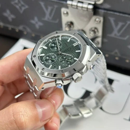 Royal Oak Chrono 26240ST 41mm SS/SS Green Dial -