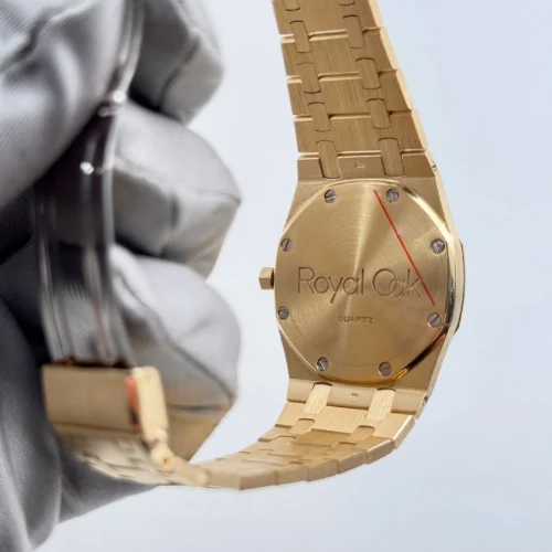 Royal Oak Yellow Gold Diamond Dial Diamond Bezel Quartz -